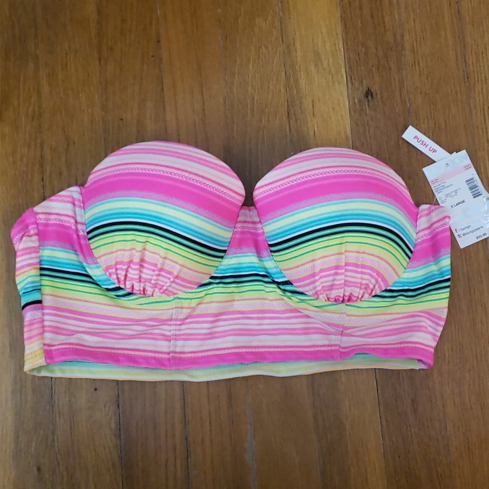 Brand NWT Bongo bikini top size XL